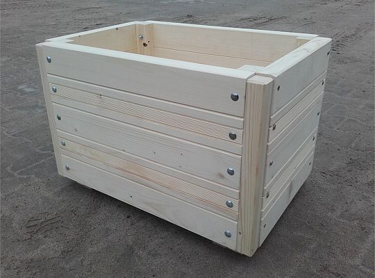 donica ryflowana slupek