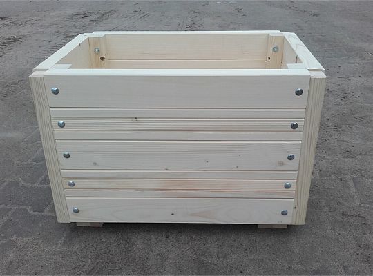 donica ryflowana slupek